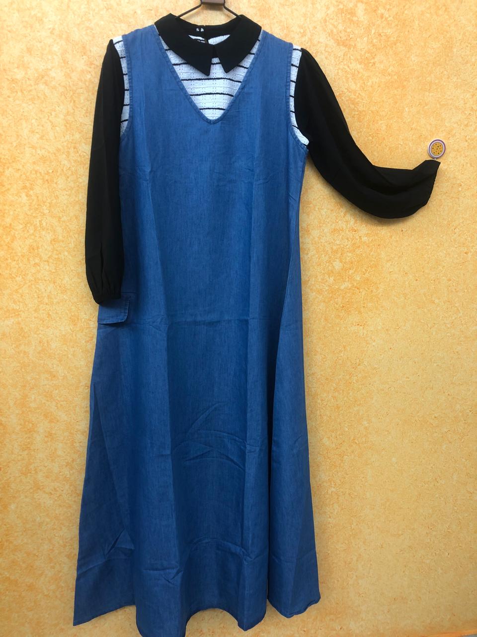 DENIM GOWN FT 2250