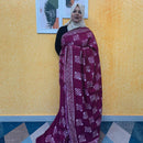 CHANDERI VISCOSE SAREE FT 2254