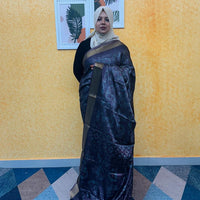 SEMI CHANDERI SAREE  FT 2257