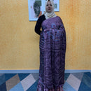 BLACK CHIFFON SAREE FT 2268