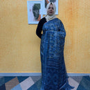 BLACK CHIFFON SAREE FT 2268