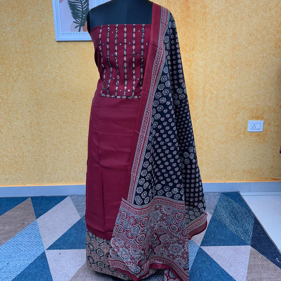 COTTON SILK SALWAR SUIT FT 2271