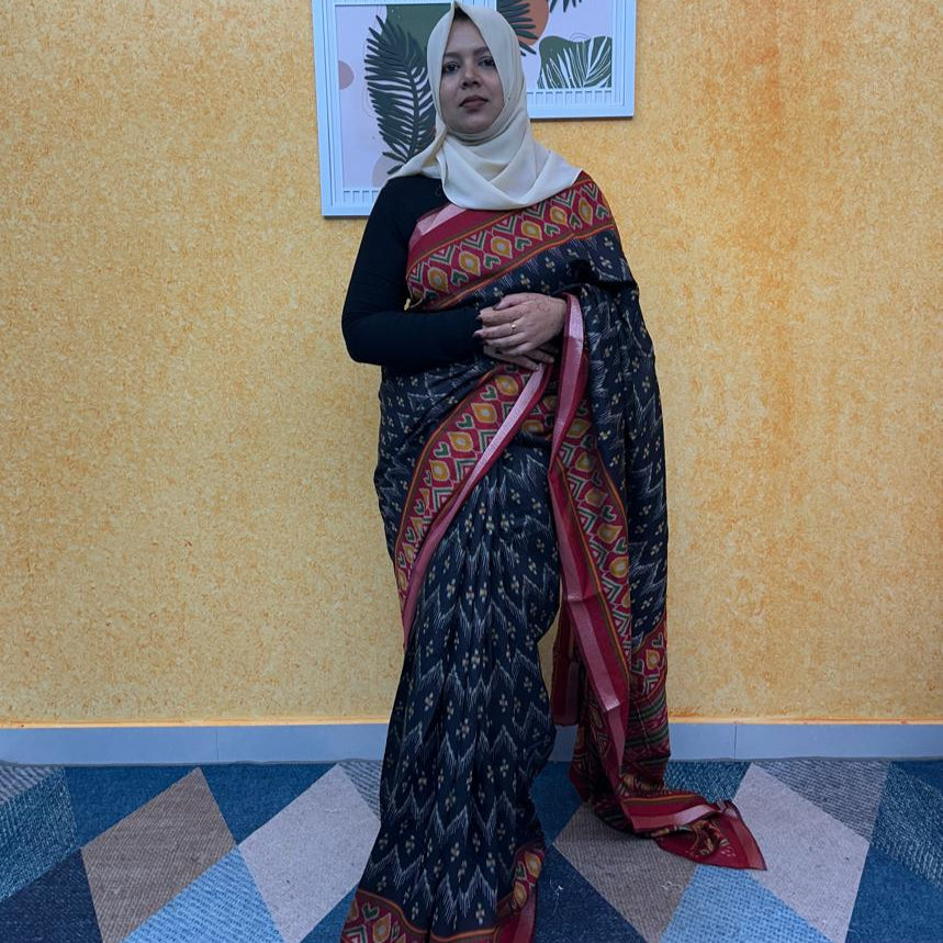 SEMI CHANDERI SAREE FT 2272