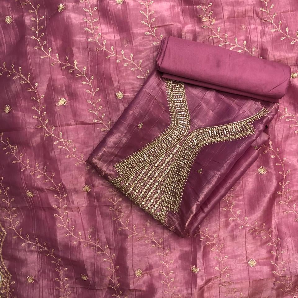 VELVET ORGANZA SALWAR SUIT FT 2282