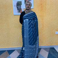 GEORGETTE BANARASI SAREE FT 2281