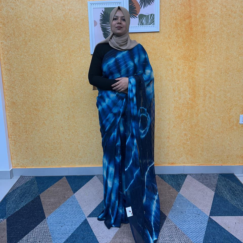 GEORGETTE SAREE FT 2289