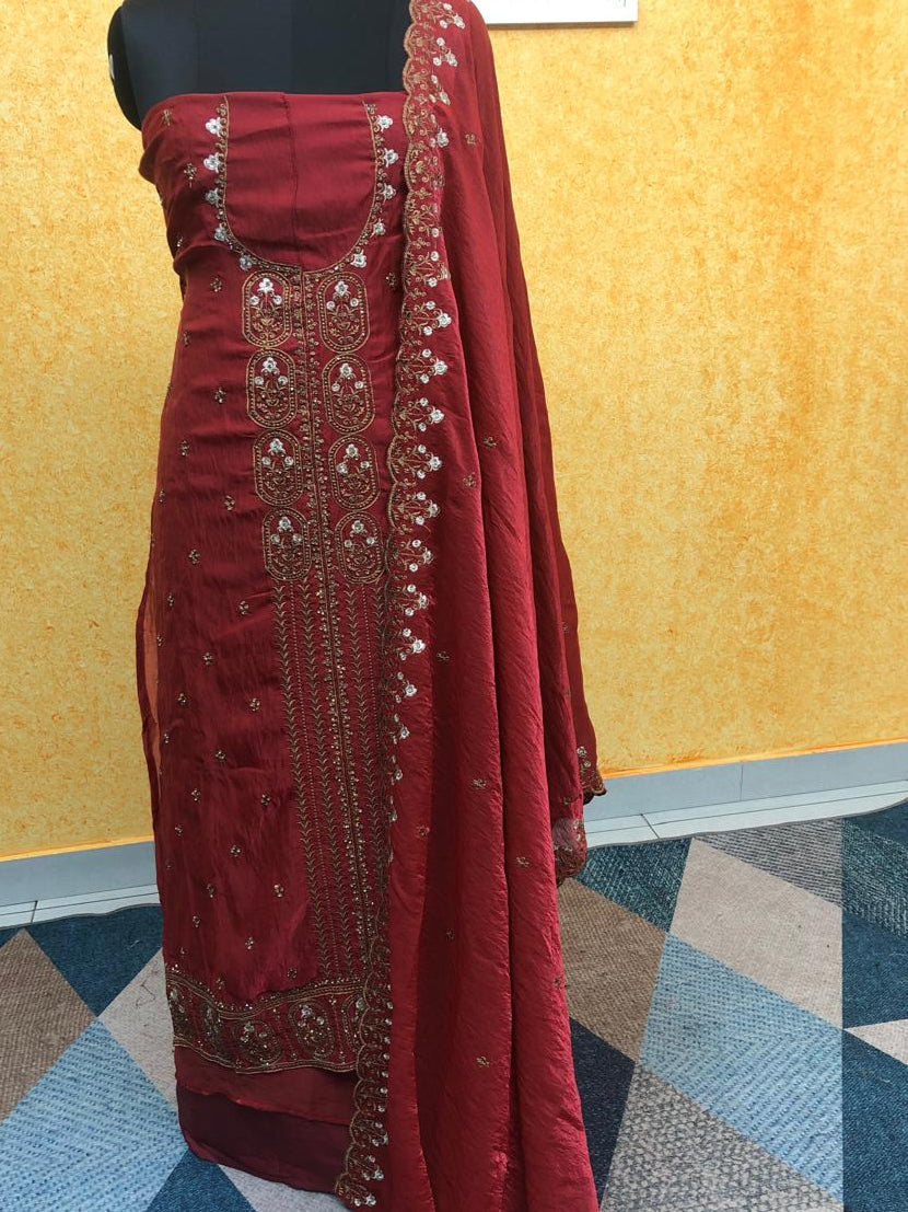 FENTY SILK SALWAR SUIT FT 2292