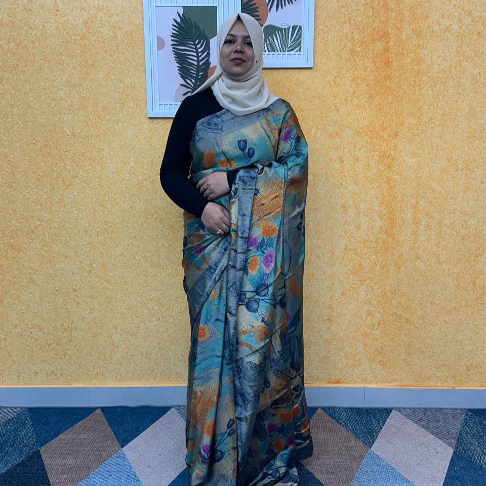 TURKISH CHIFFON SAREE FT 2298
