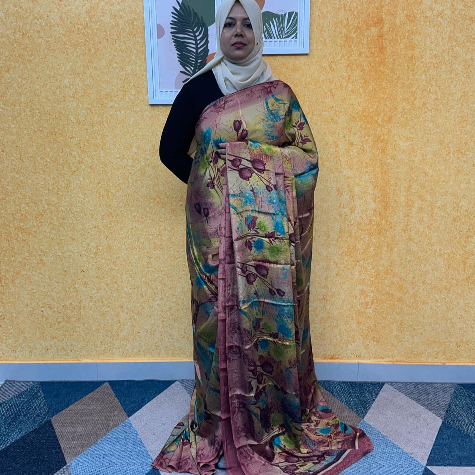 TURKISH CHIFFON SAREE FT 2298