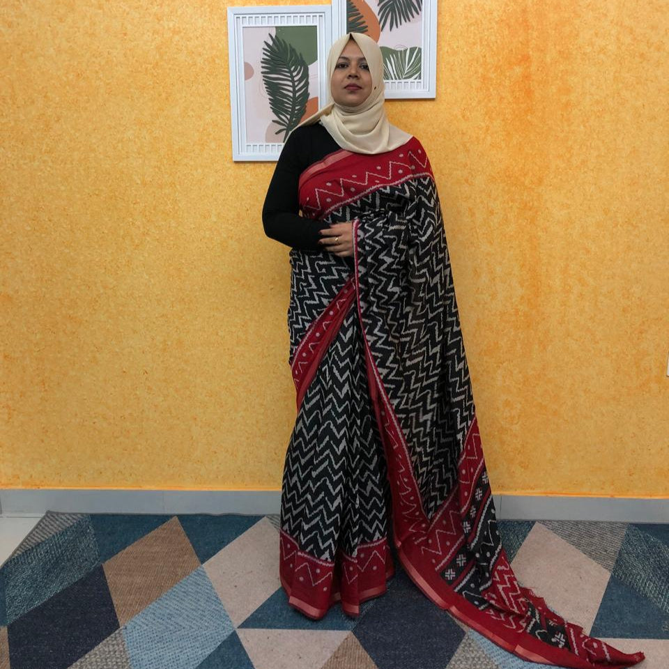 CHANDERI SILK SAREE FT 2305