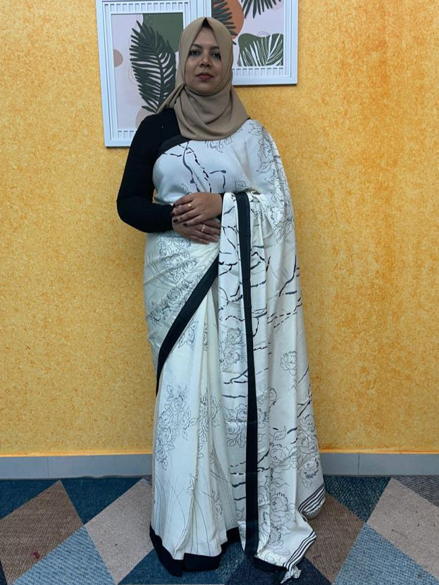 TURKISH CHIFFON SAREE FT 2320