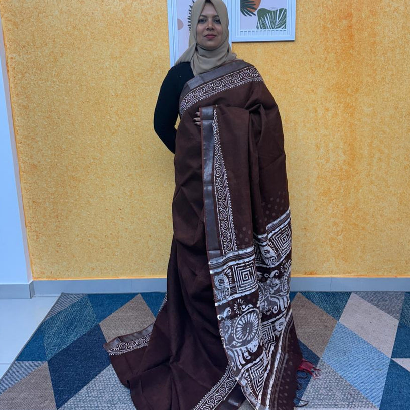 LINEN SAREE FT 2322