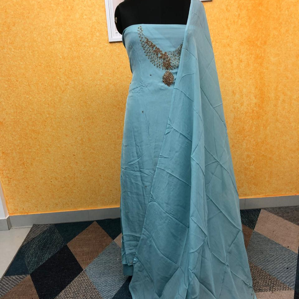 SILK SALWAR SUIT FT 2323