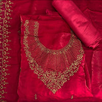 VELVET ORGANZA SALWAR SUIT FT 2335