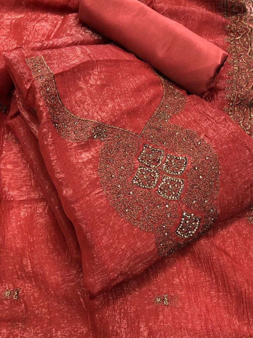 TISSU ORGANZA SALWAR SUIT FT 2341