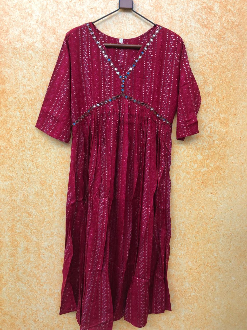 ALIYA CUT KURTHI FT 2347