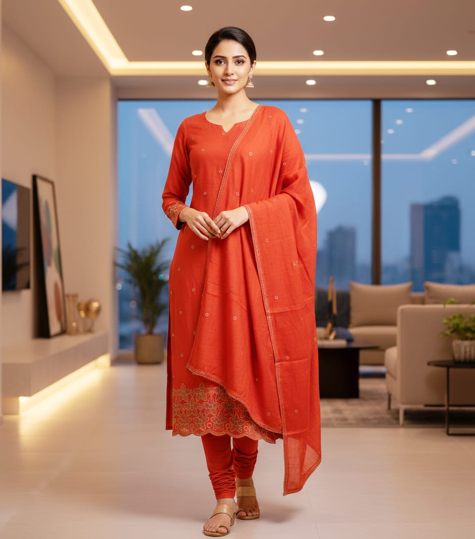 UNSTITCHED SALWAR SUIT FT2653