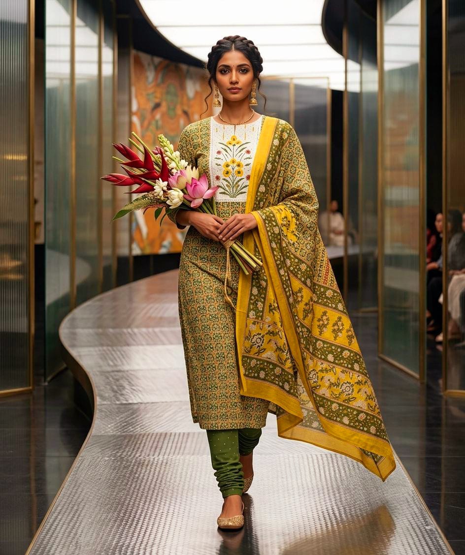 UNSTITCHED SALWAR SUIT FT 3027