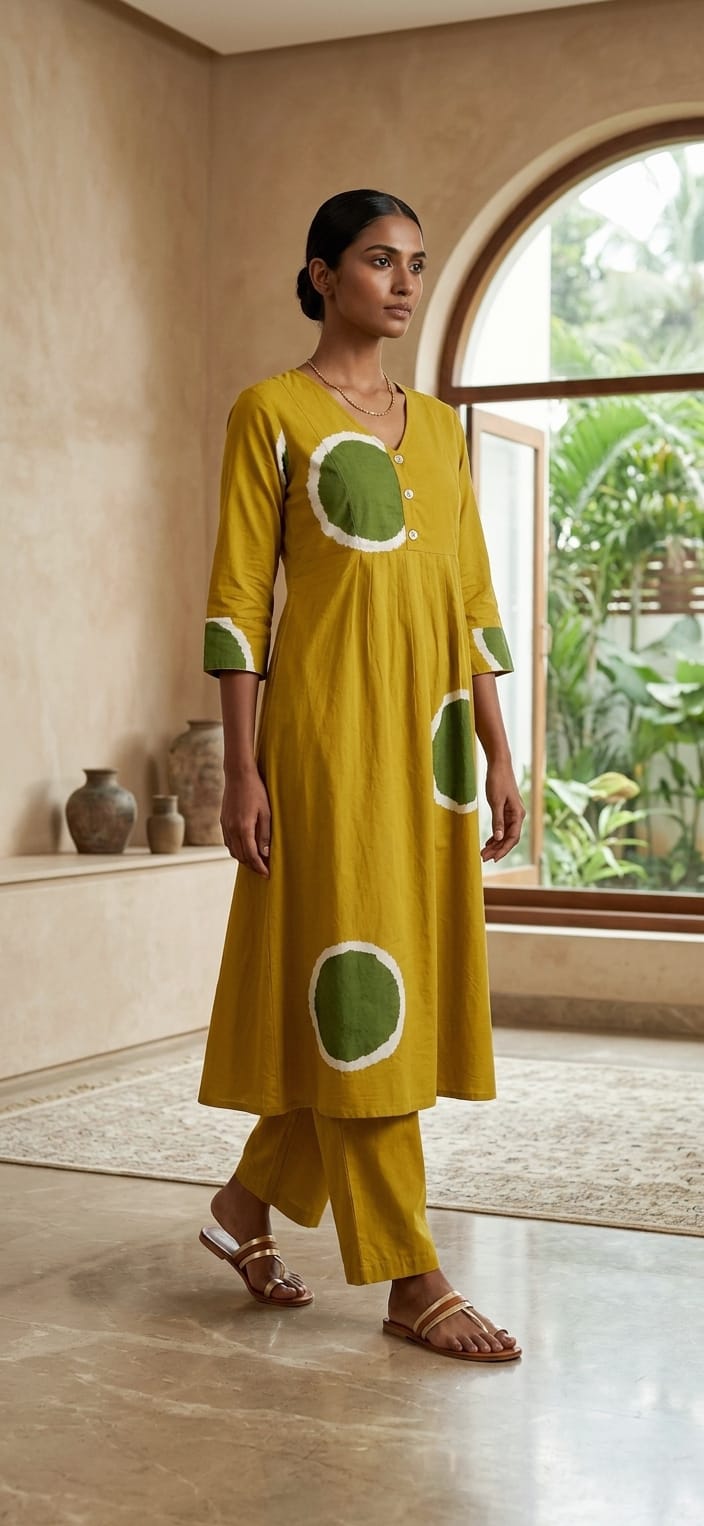 MUSTARD GREEN / MEDIUM