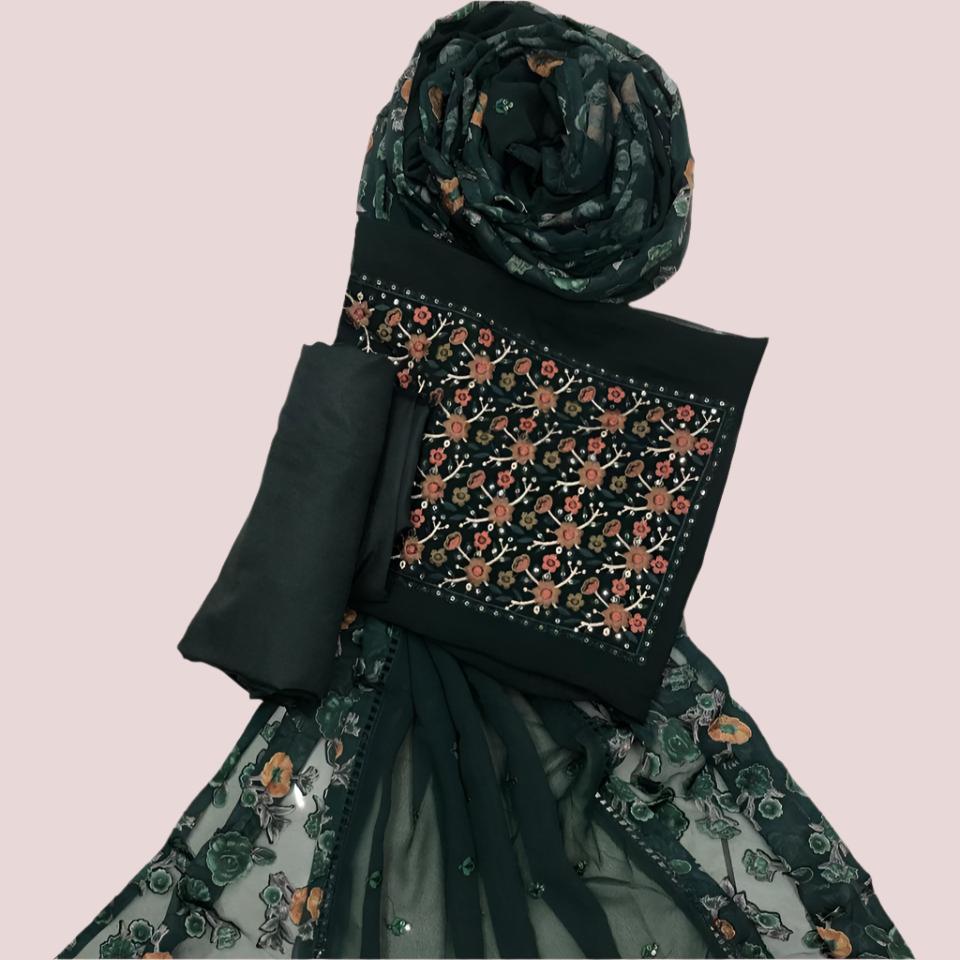 FAUX GEORGETTE SALWAR SUIT FT 2044