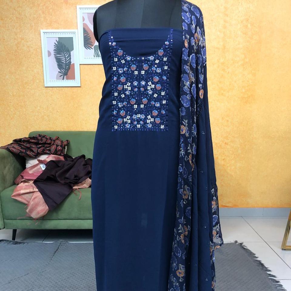 FAUX GEORGETTE SALWAR SUIT FT 2044