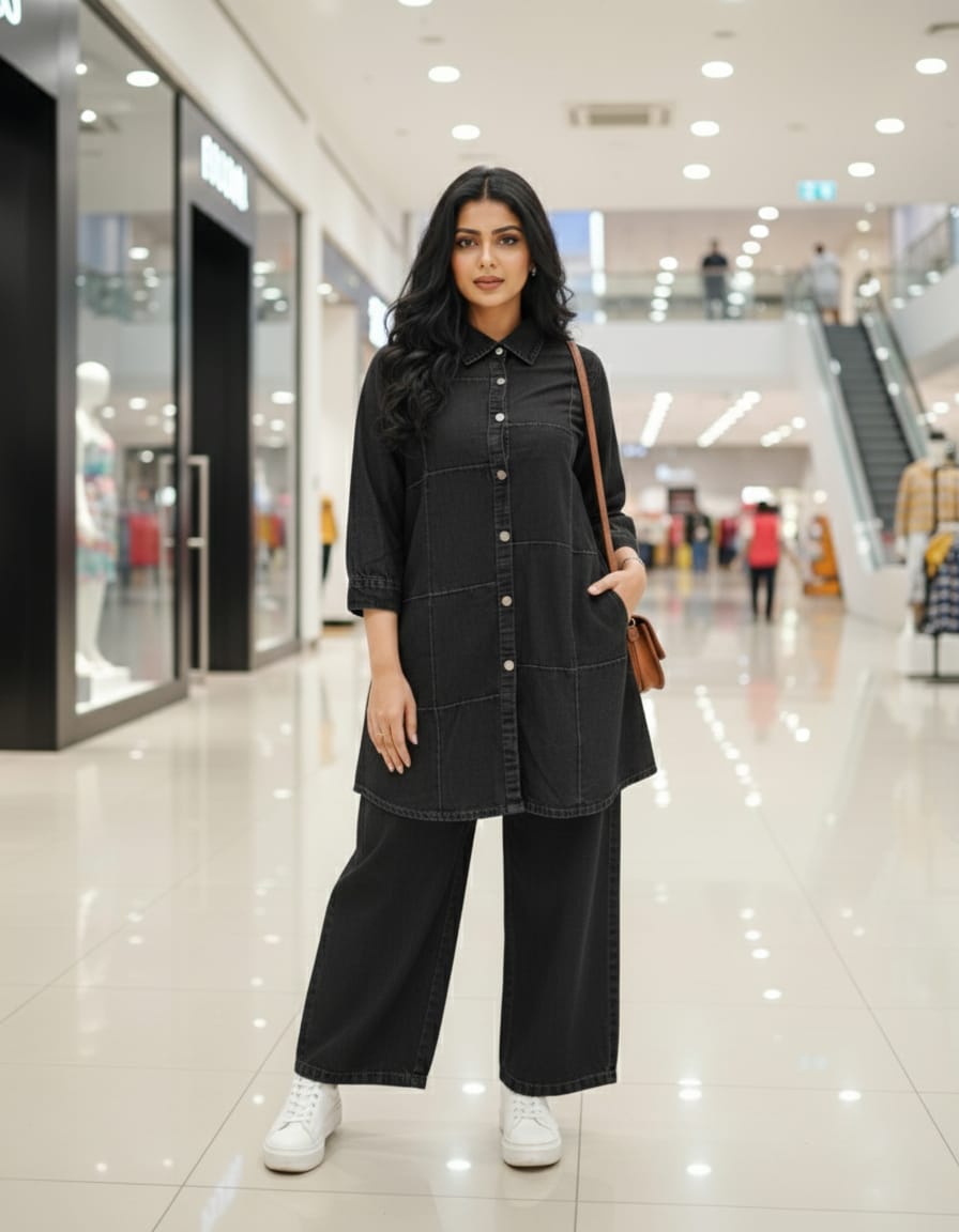 DENIM CO-ORD SET FT 2634