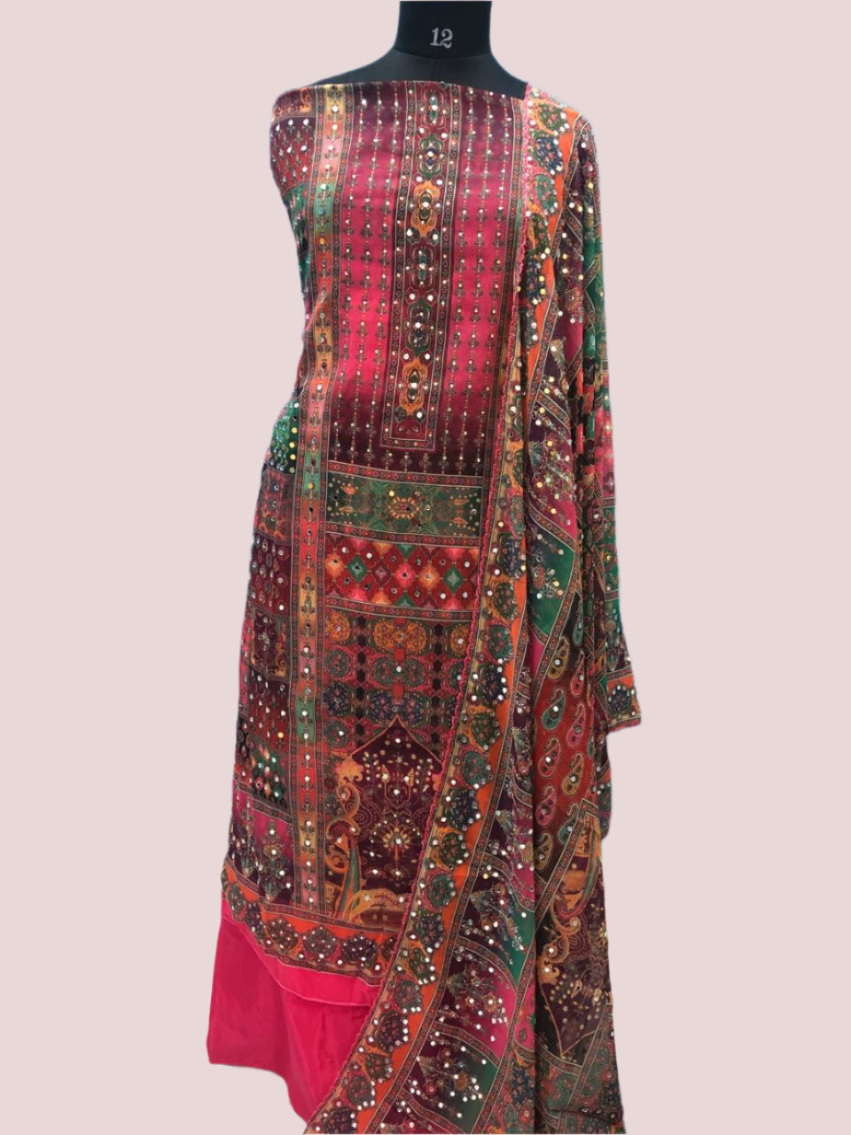 SHIMMER GEORGETTE SALWAR SUIT FT 1205