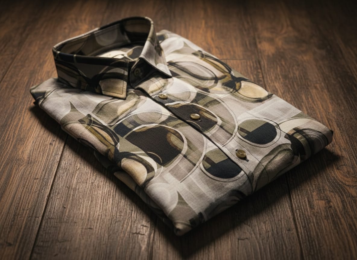 CIRCLE PRINT YELLOW / M