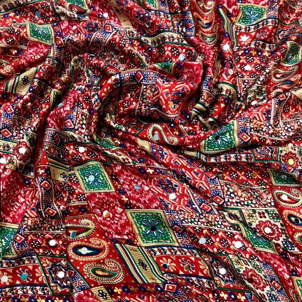 PAKISTANI MIRROR DUPATTA FT 2138