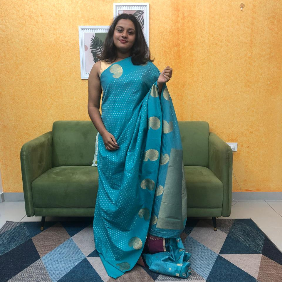 SEMI SILK SAREE FT 2137