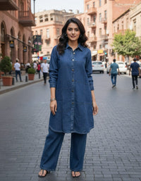 DENIM CO-ORD SET FT 2634