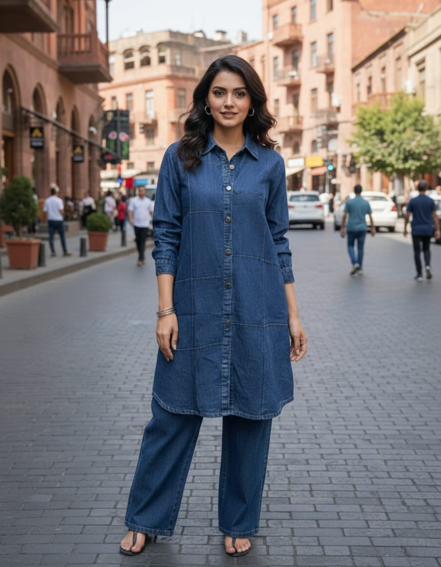 DENIM CO-ORD SET FT 2634