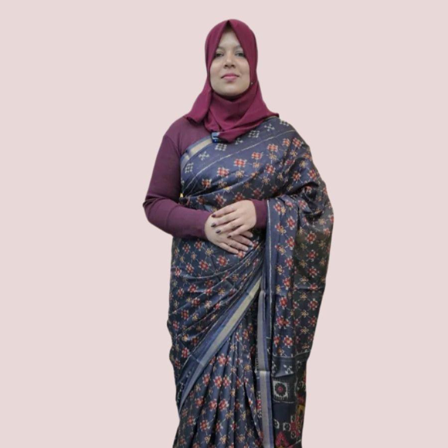 CHANDERI SILK SAREE FT 1068