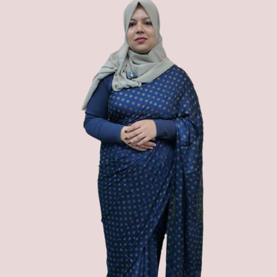 CHIFFON SAREE FT 1062