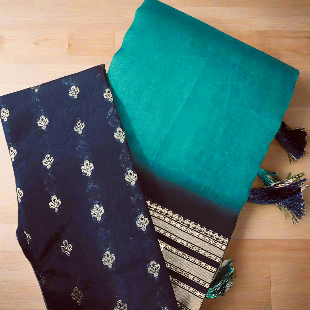 GREEN AND BLUE