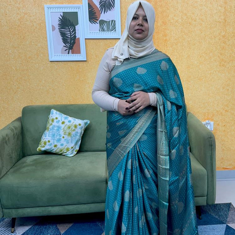 TURKISH CHIFFON SAREE FT 2124