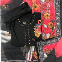 MUSLIN THREE PIECE SET FT 2094