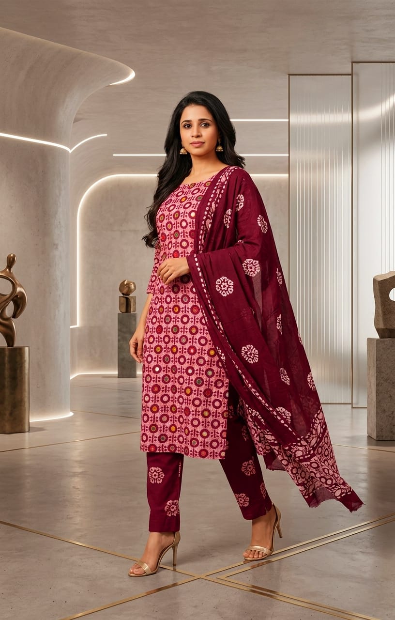 UNSTITCHED SALWAR SUIT FT 2824
