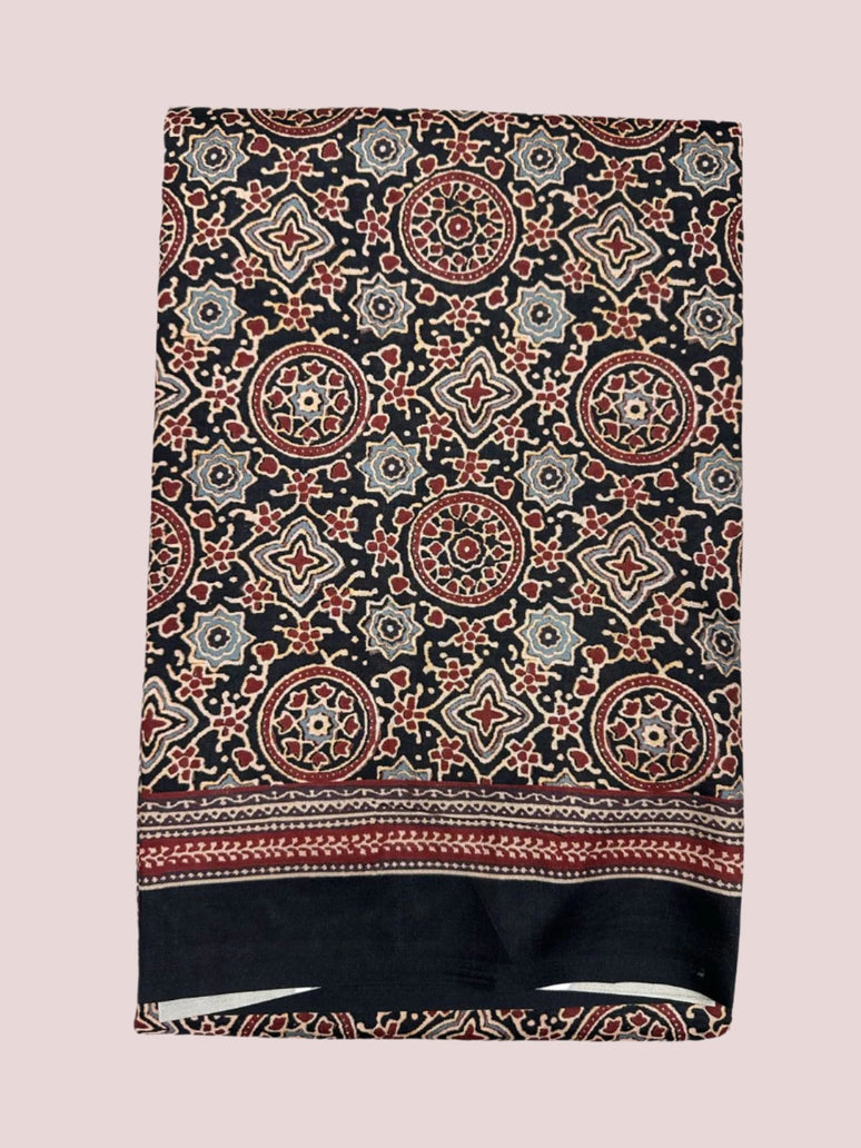 AJRAKH PRINT SAREE 201