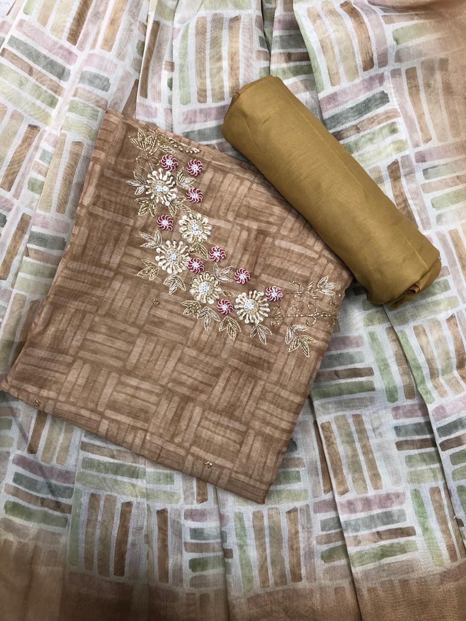 TISSUE SILK SALWAR SUIT FT 2027