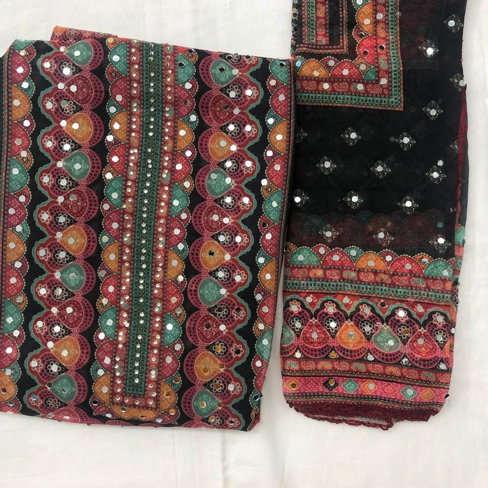 SHIMMERING GEORGETTE SALWAR SUIT FT 1063