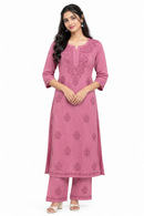 CHIKKANKARI CO-ORD SET FT 3177