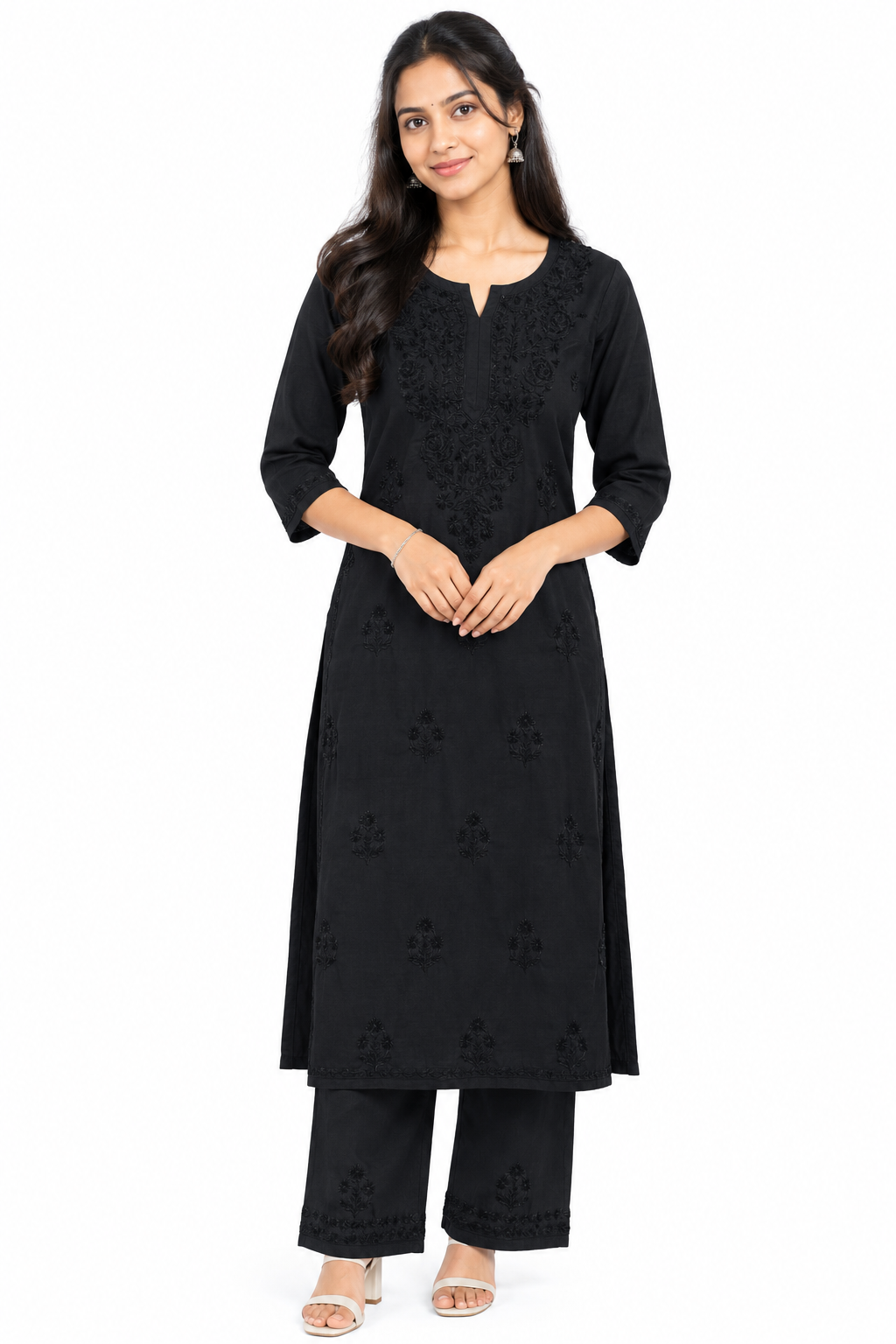 CHIKKANKARI CO-ORD SET FT 3177