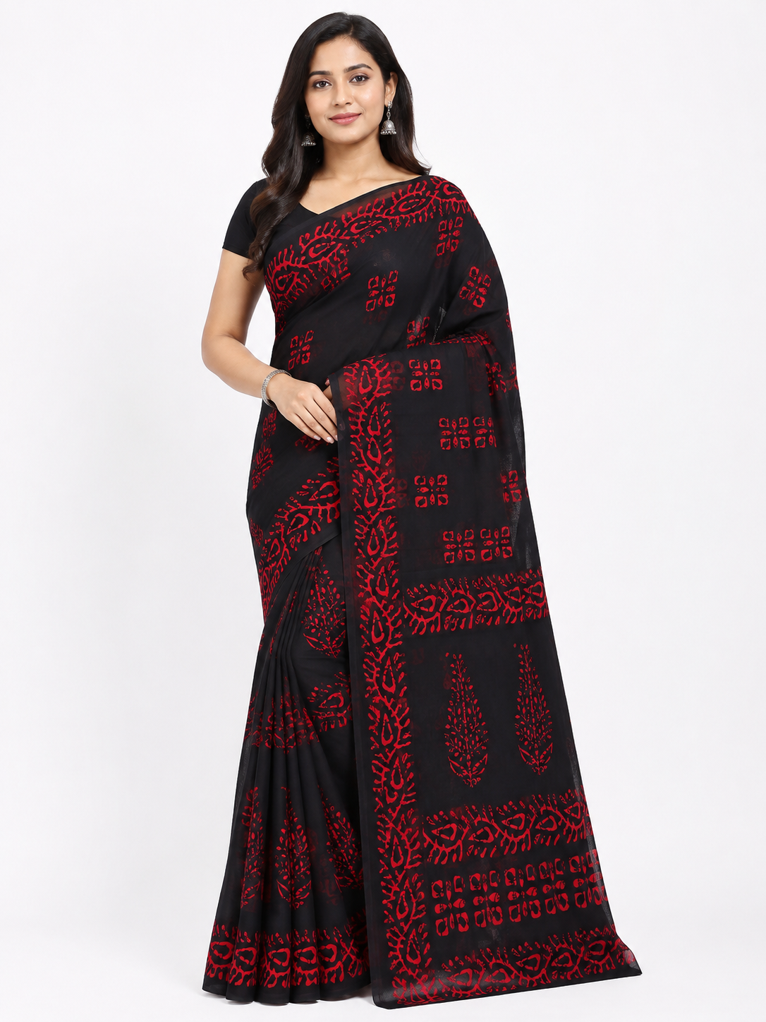 CHIFFON SAREE FT 3096