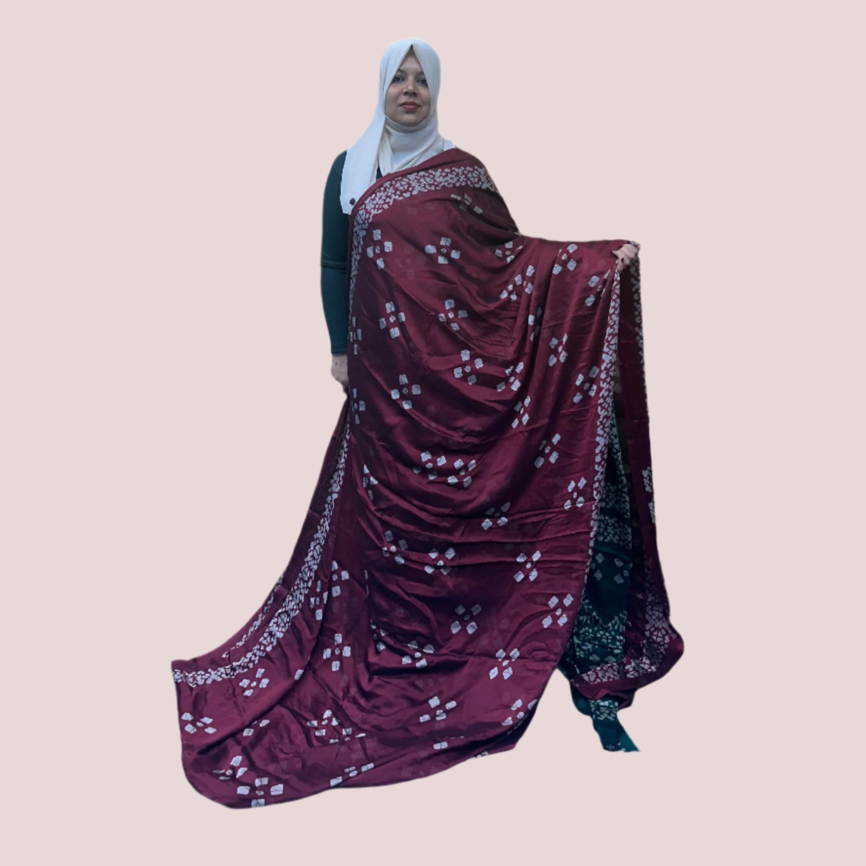 BLACK CHIFFON SAREE FT 1084