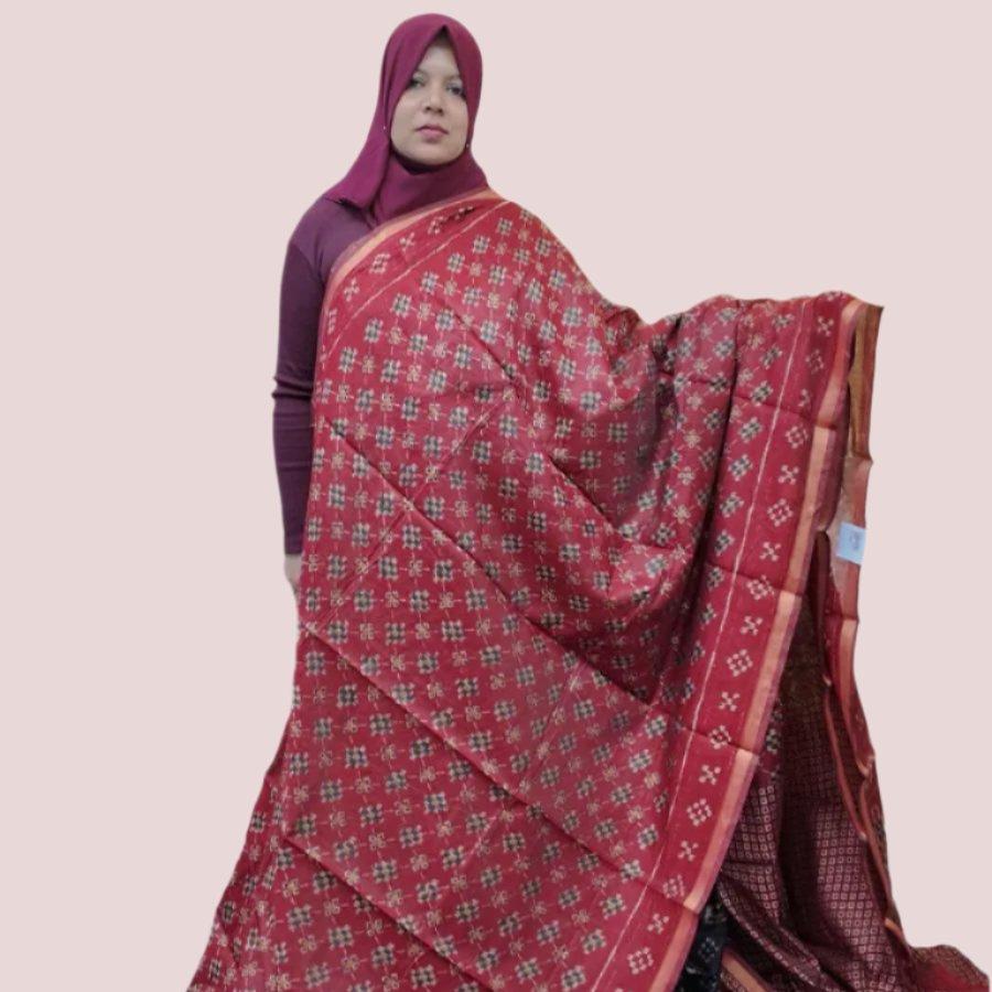 CHANDERI SILK SAREE FT 1068